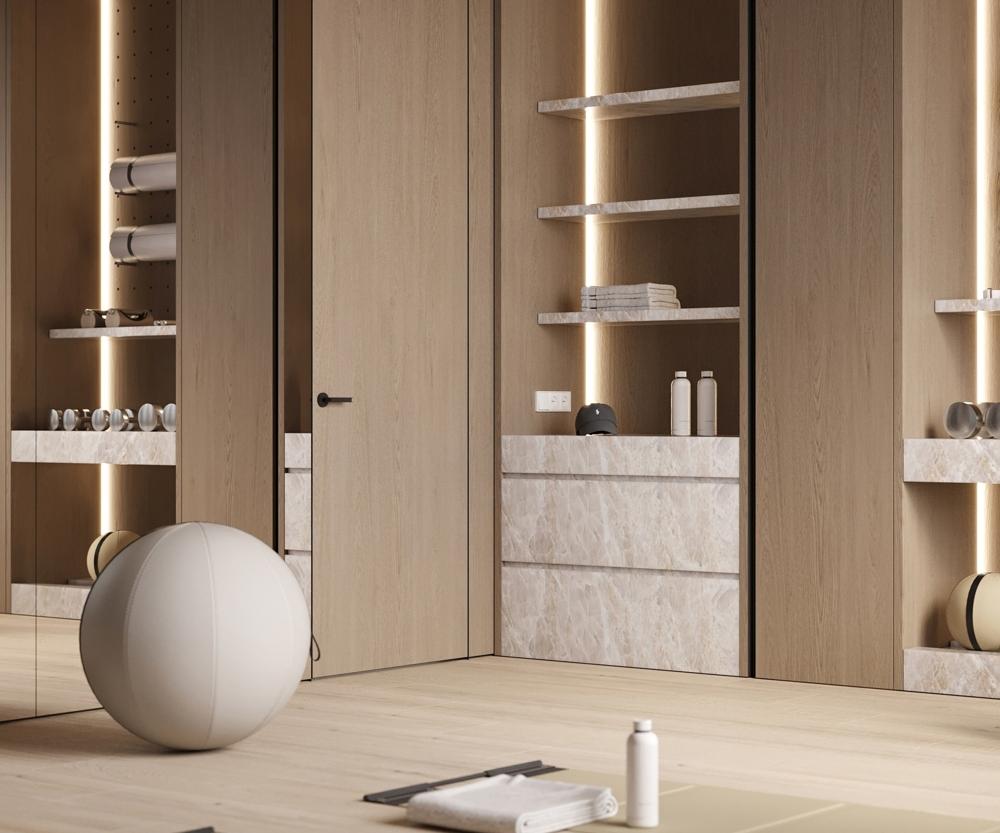 Домашний спортзал от студии DERGACHEV DESIGN