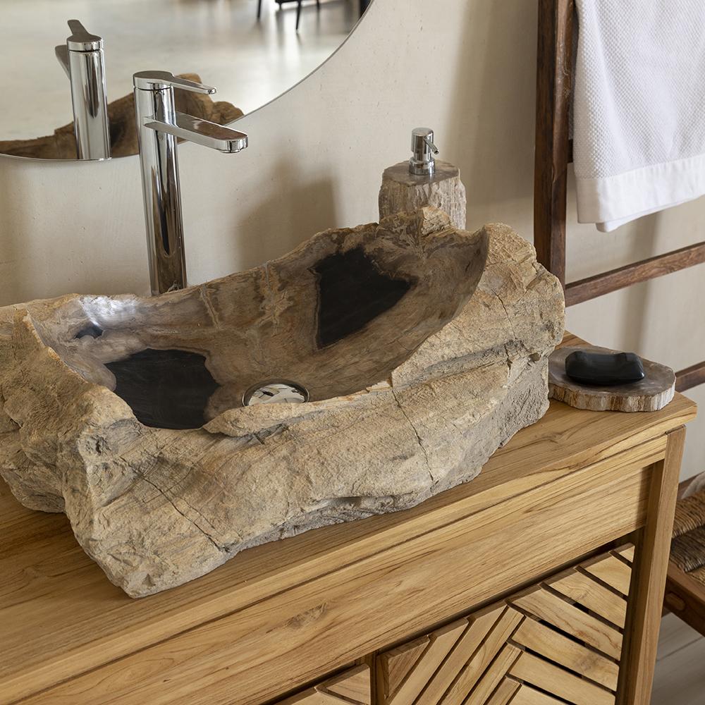 Раковина из окаменелого дерева Fossil Stone